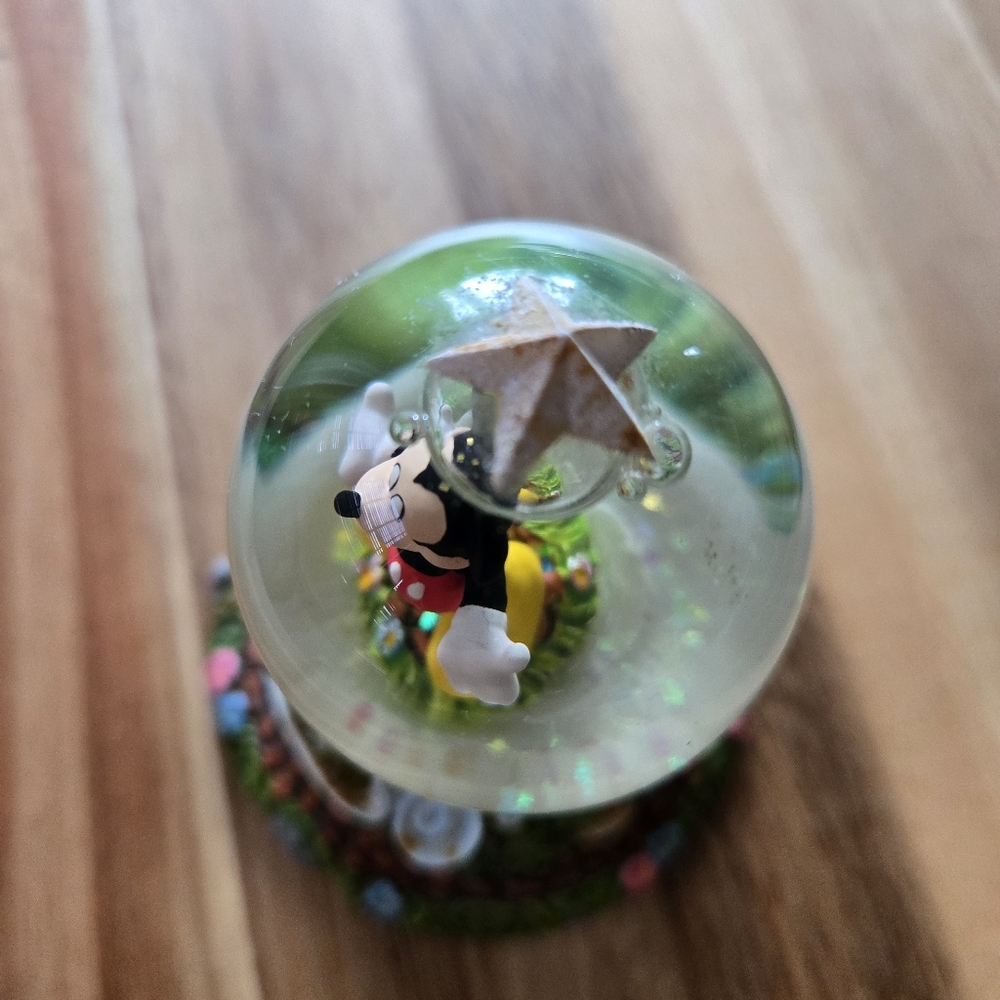 Disney 2000 Walt Disney World Mickey Mouse Snow Globe Millennium Souvenir - Picture 4 of 8